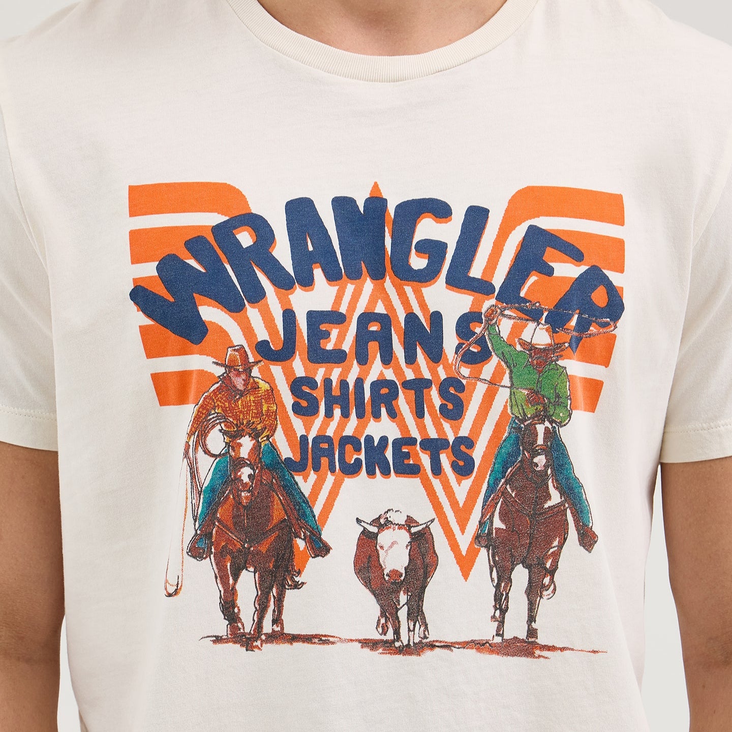 Wrangler? x Whataburger? White Graphic T-Shirt - Image 3