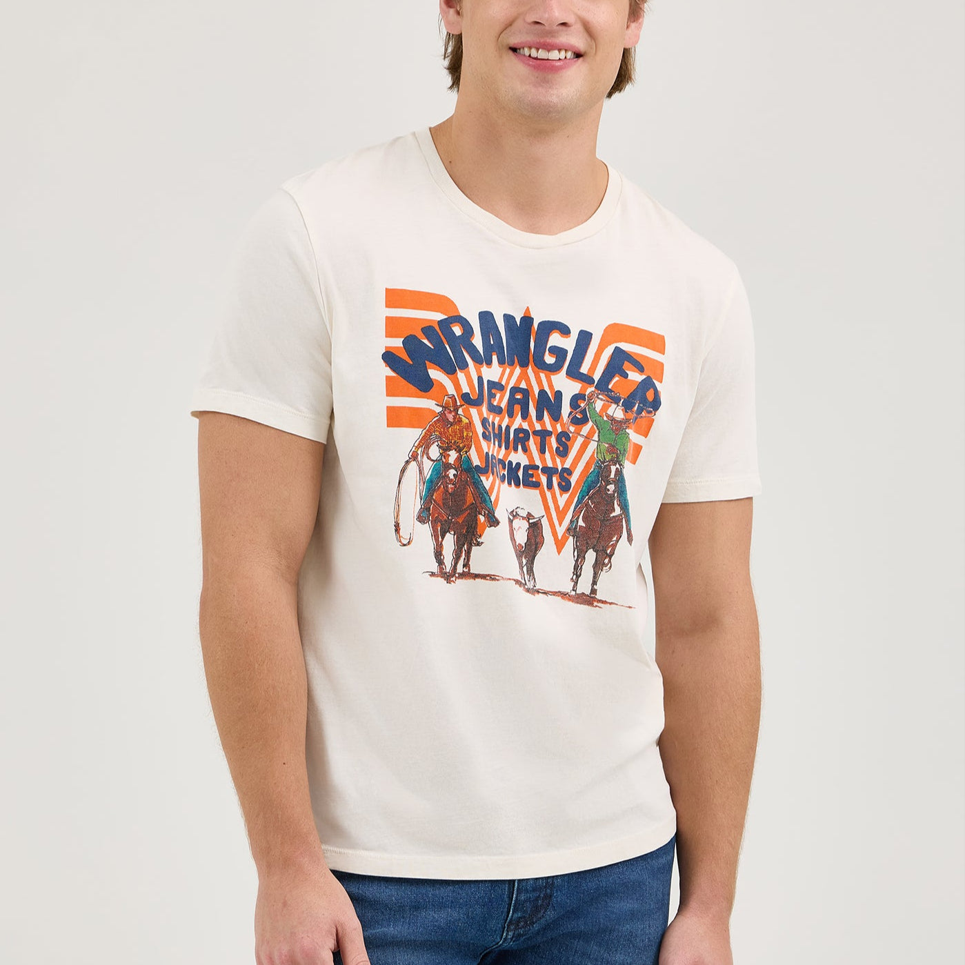 Wrangler? x Whataburger? White Graphic T-Shirt