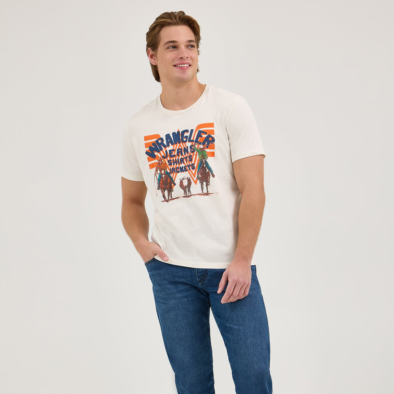 Wrangler? x Whataburger? White Graphic T-Shirt - Image 5