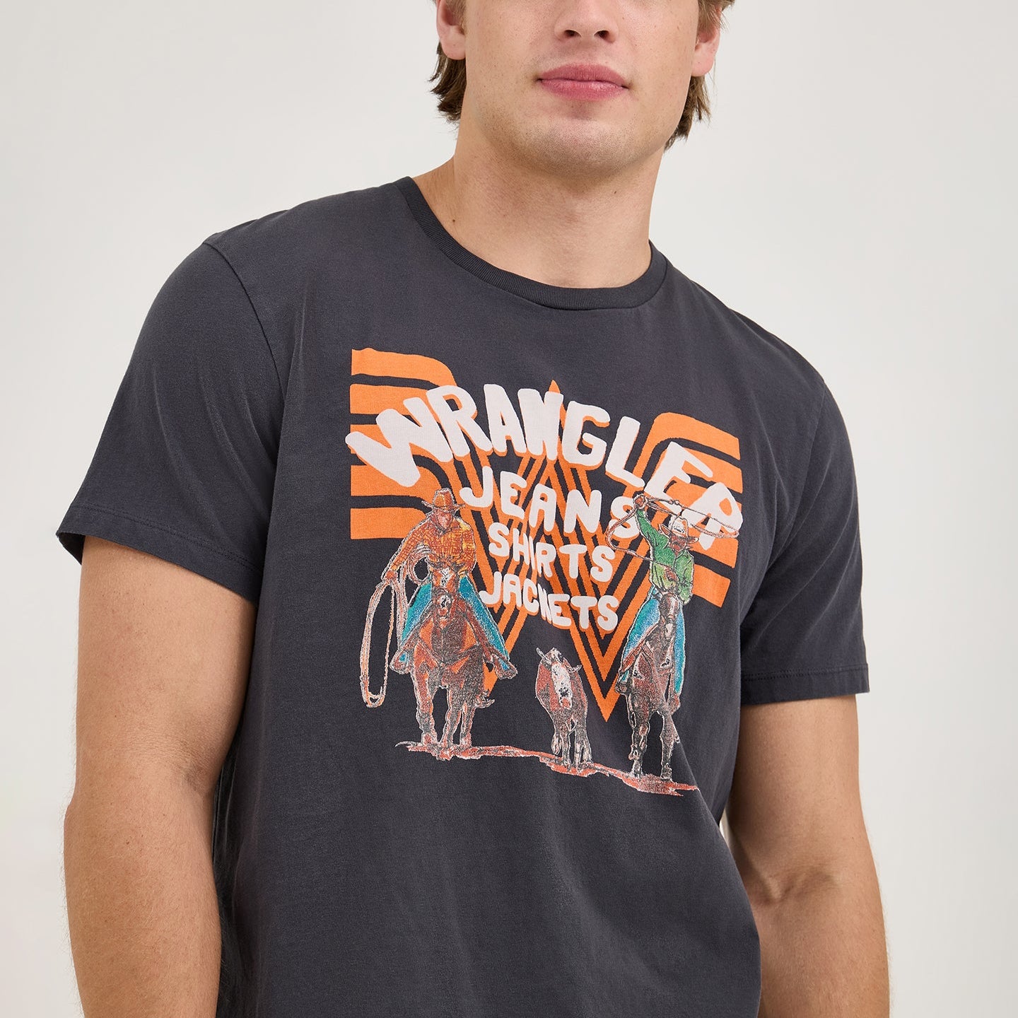 Wrangler? x Whataburger? Black Graphic T-Shirt - Image 5