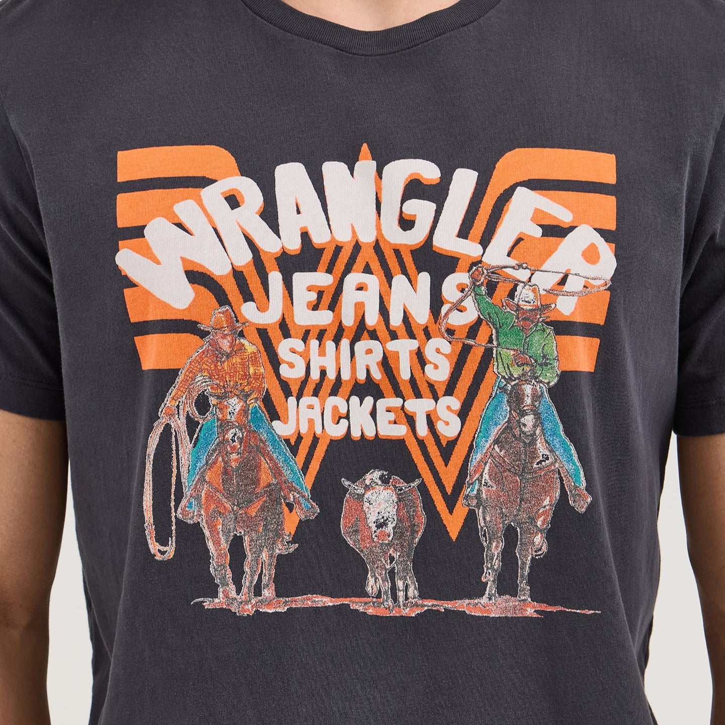 Wrangler? x Whataburger? Black Graphic T-Shirt - Image 3