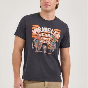 Wrangler? x Whataburger? Black Graphic T-Shirt