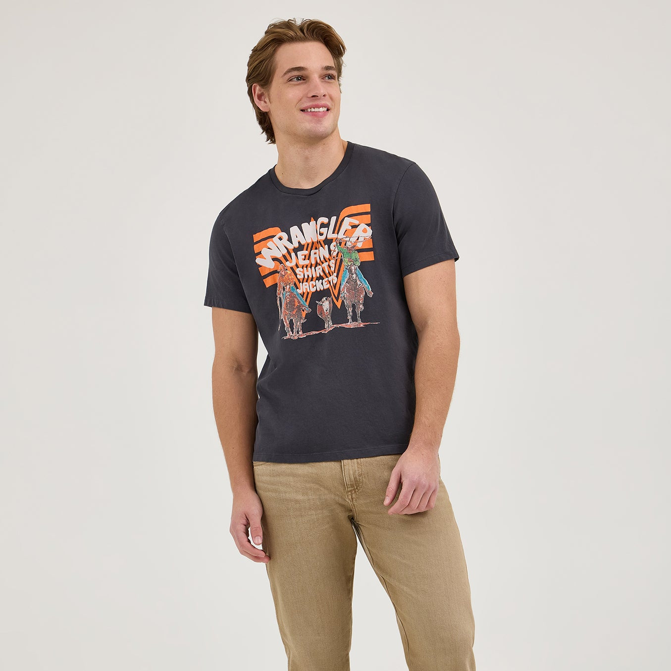 Wrangler? x Whataburger? Black Graphic T-Shirt - Image 2