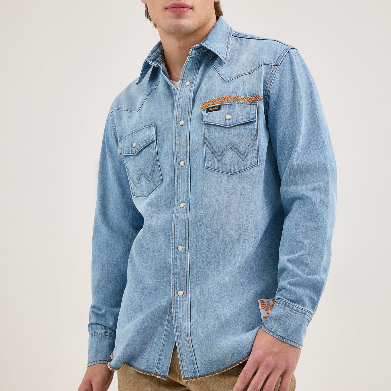 Wrangler? x Whataburger? Men's Western Shirt