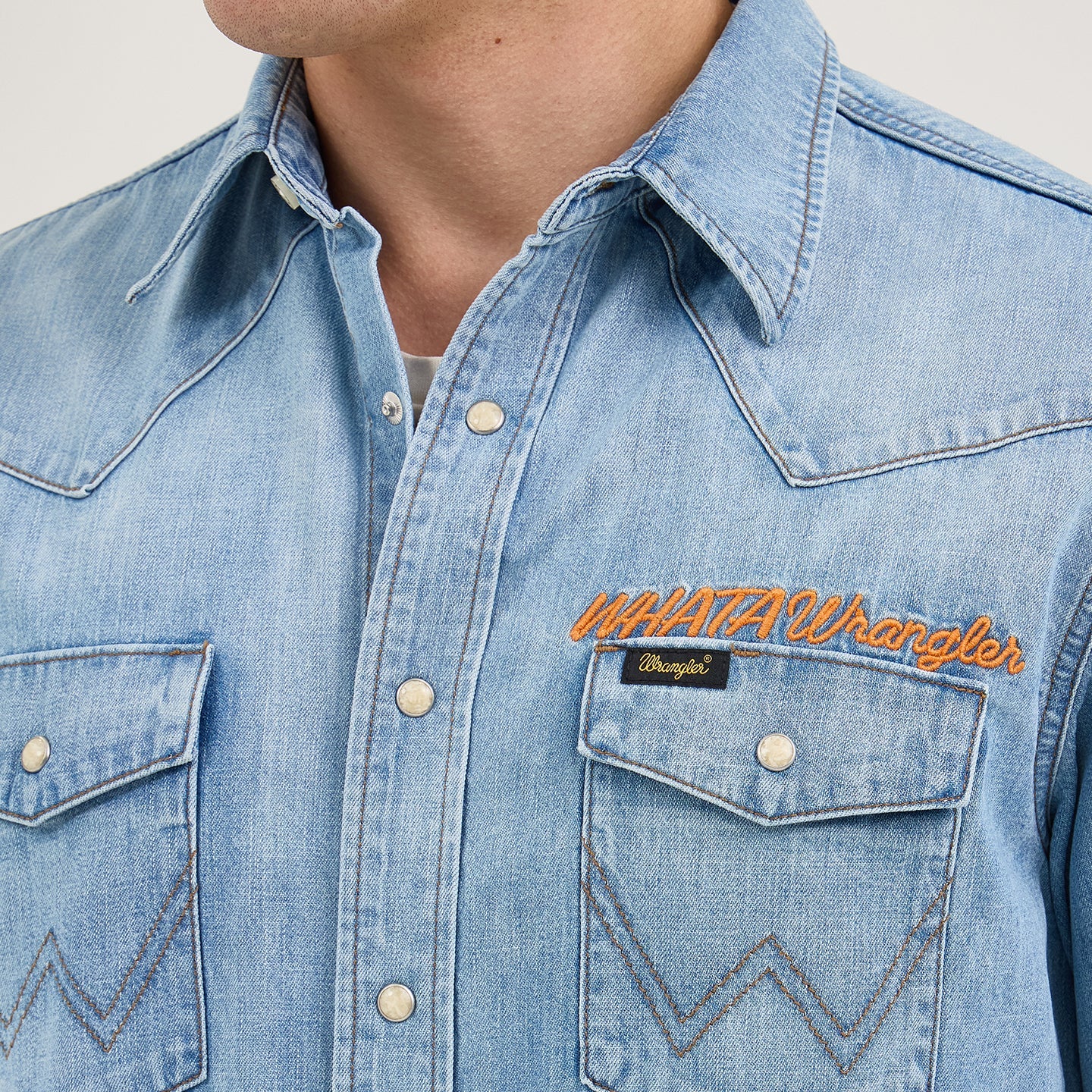 Wrangler? x Whataburger? Men's Western Shirt - Image 3