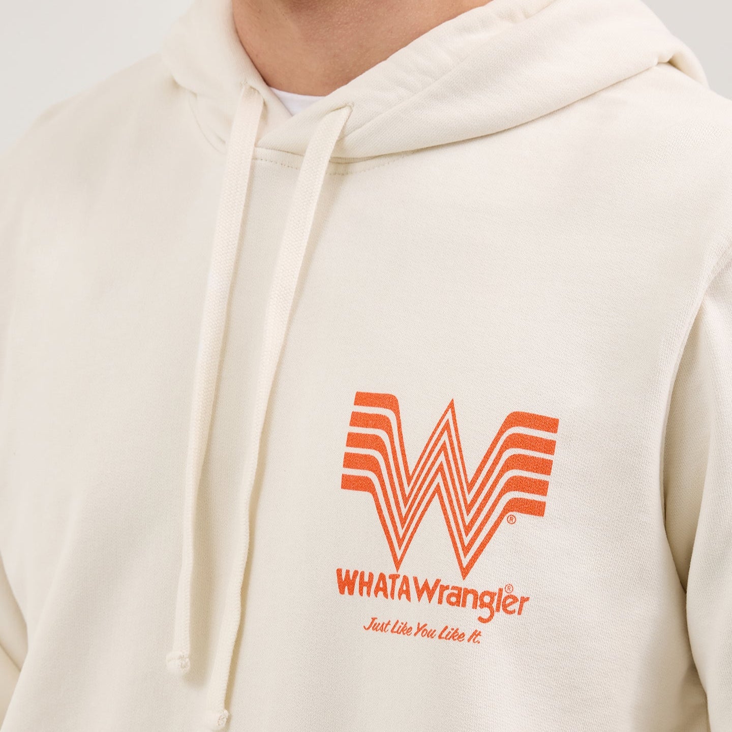 Wrangler® x Whataburger® Cream Hoodie - Image 3