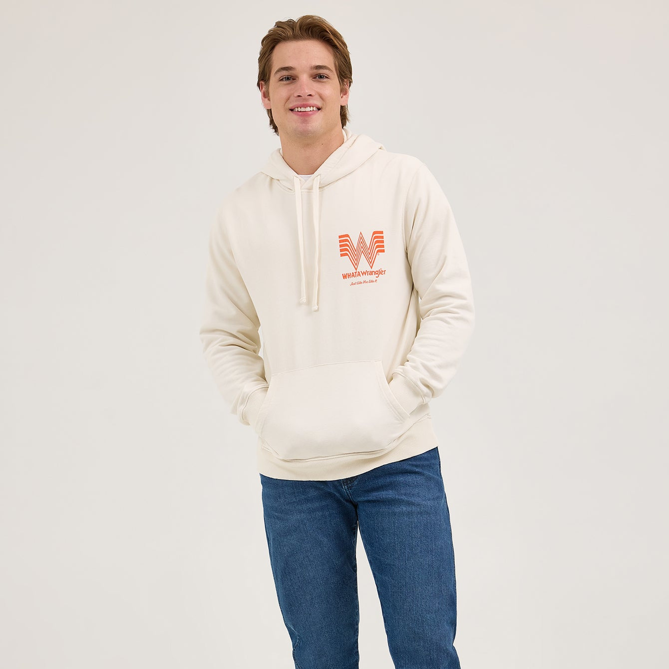 Wrangler® x Whataburger® Cream Hoodie - Image 6