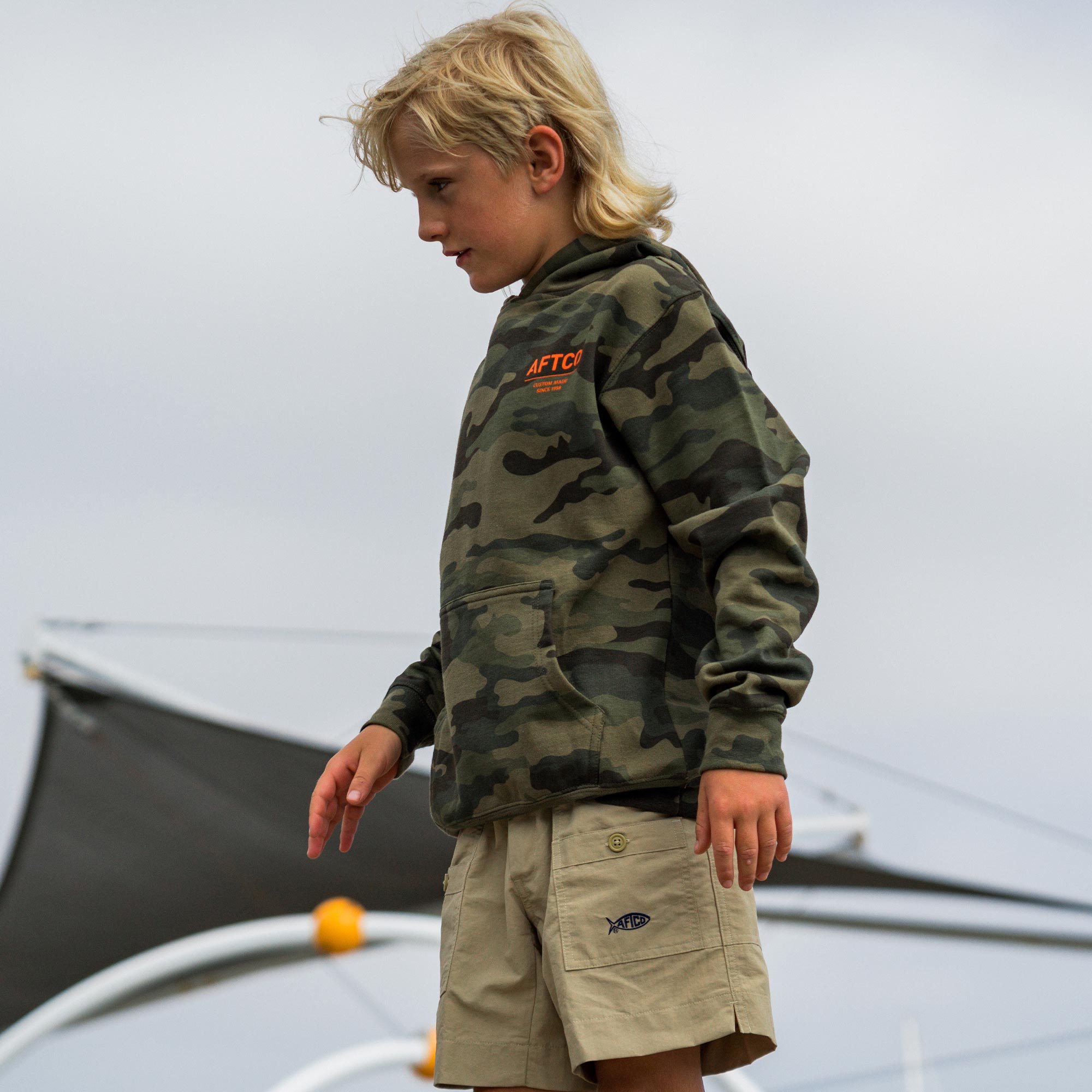 Youth Radar Camo Pullover Hoodie - Image 9