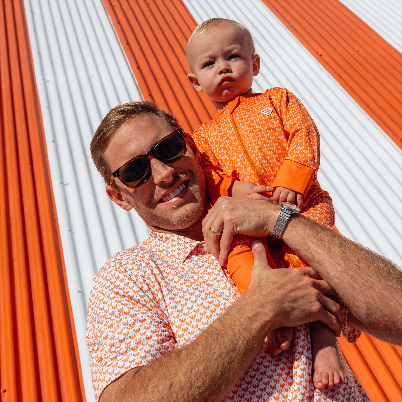 Burlebo x Whataburger WHATA Logo White/Orange Performance Polo - Image 5