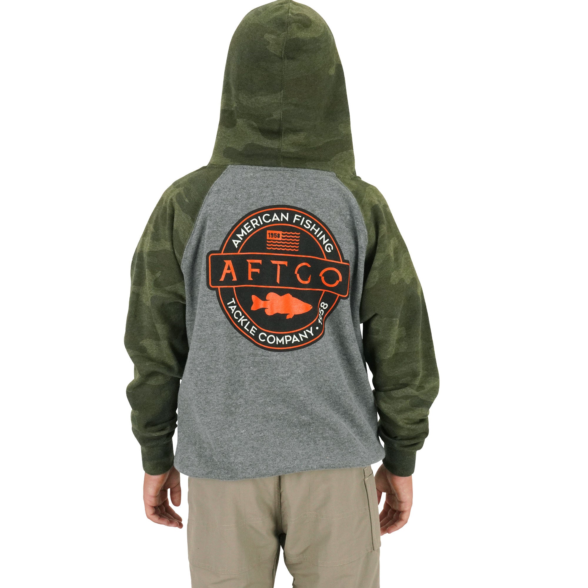 Youth Bass Patch Pullover Hoodie - Image 3