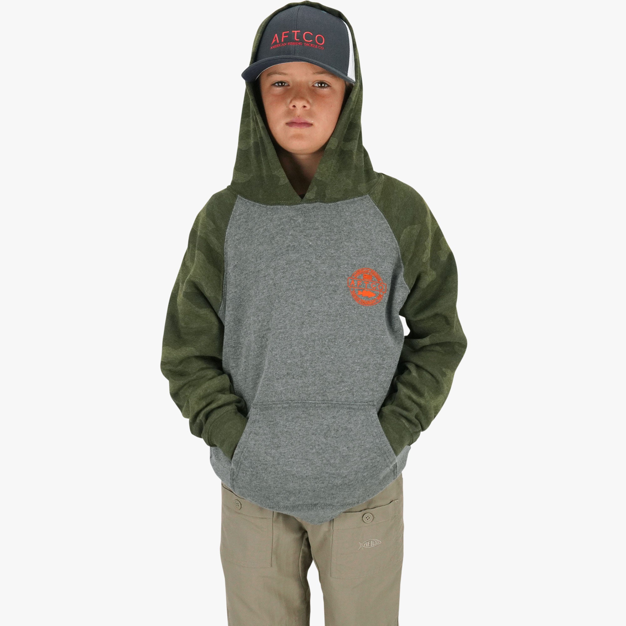 Youth Bass Patch Pullover Hoodie - Image 5