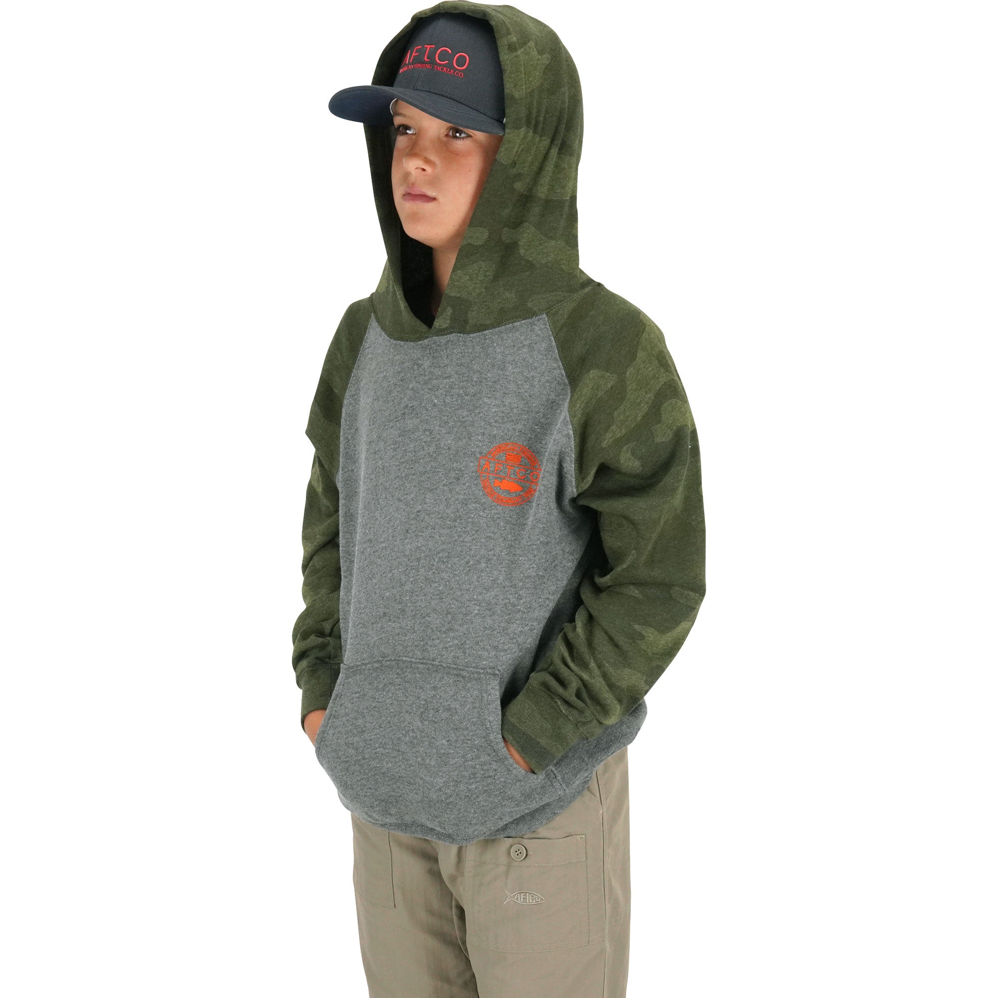 Youth Bass Patch Pullover Hoodie - Image 6