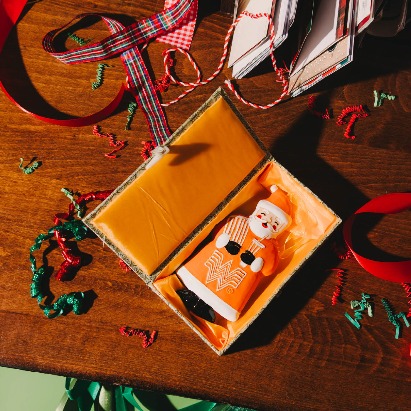 Kitty Keller Whataburger Santa Ornament 2025 - Image 2