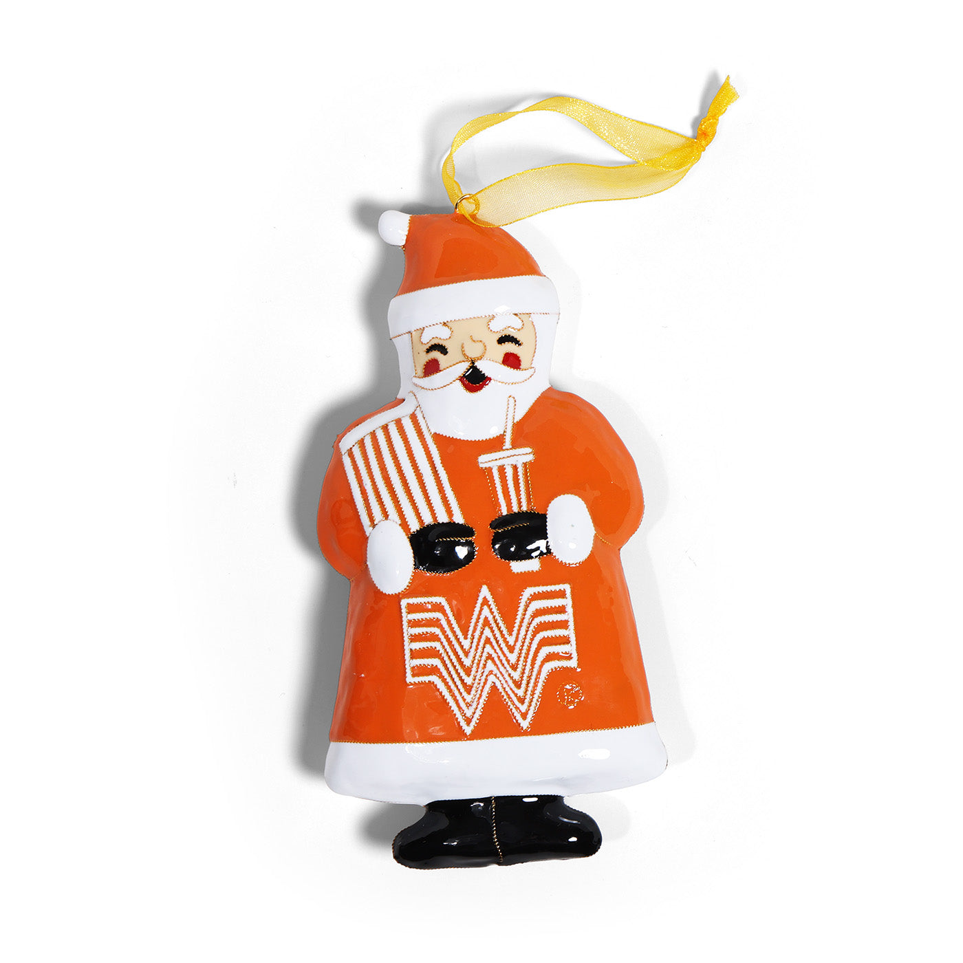 Kitty Keller Whataburger Santa Ornament 2025