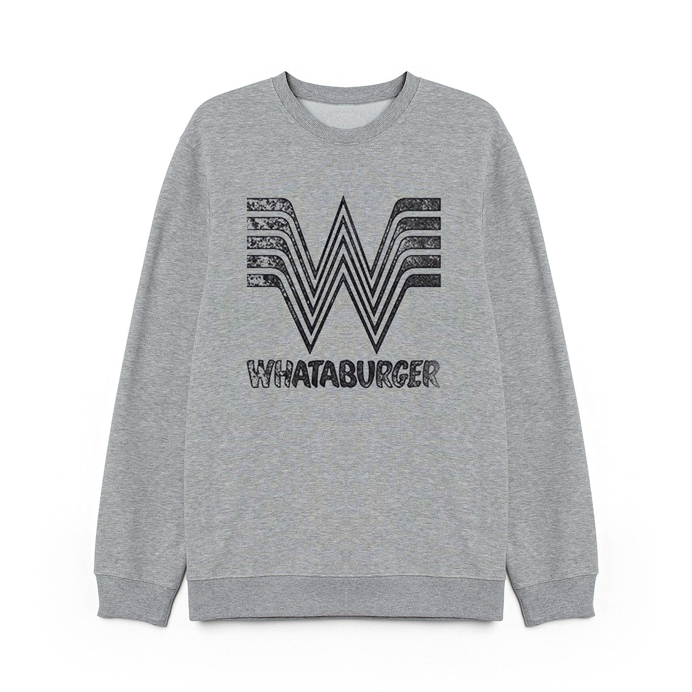 Grey Lockup Crewneck