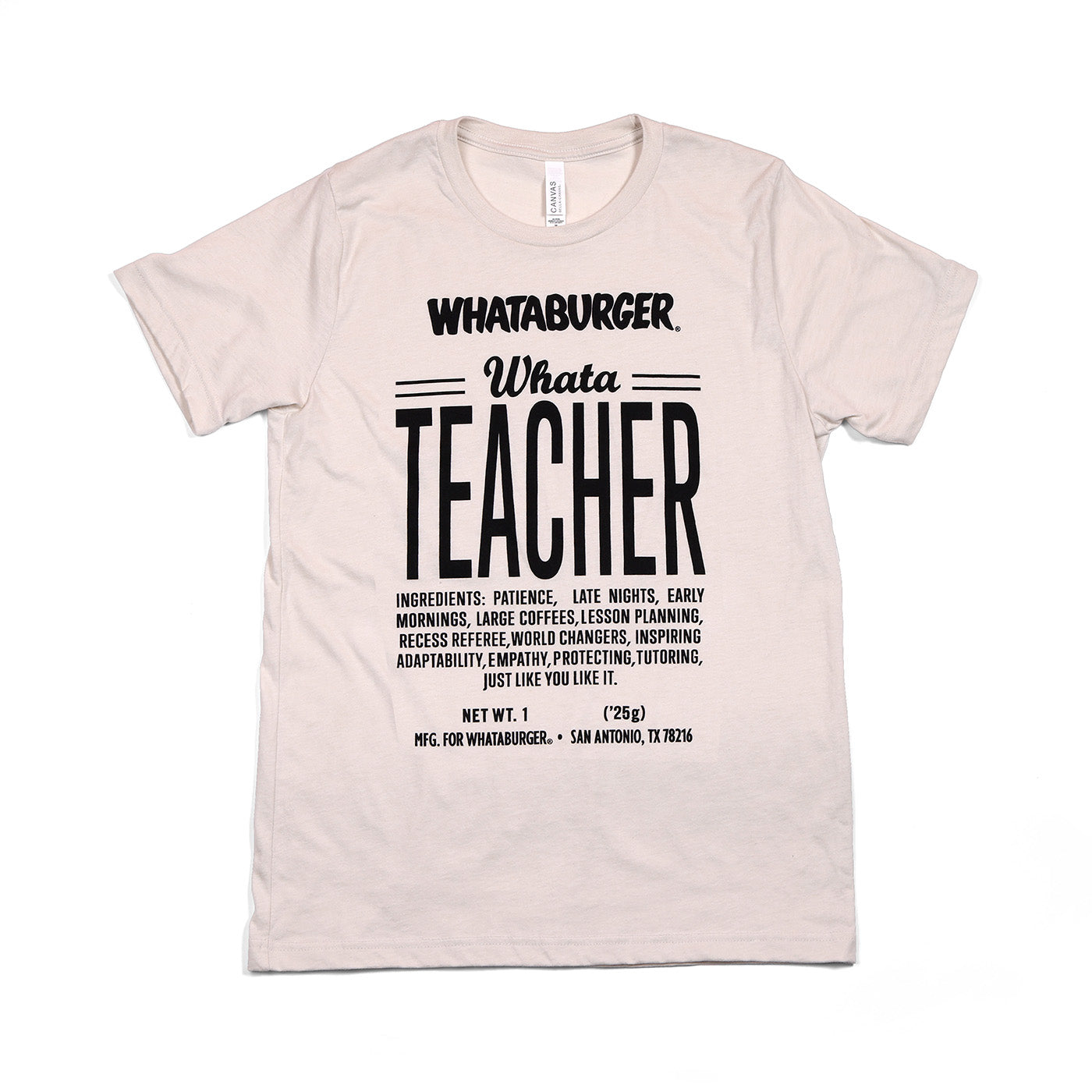 WhataTeacher Ingredient Tee